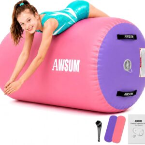 AUCT 17313 - $70 AWSUM Gymnastics Roller Barrel Tumbling Equipment Back Handspring Trainer | Thickened