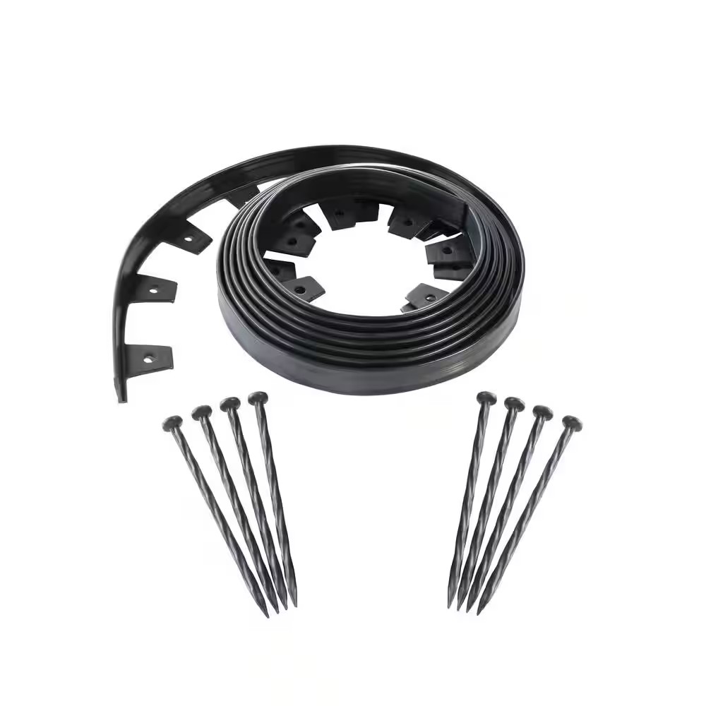 AUCT 14458 - Vigoro 20 ft. No-Dig Plastic Landscape Edging Kit