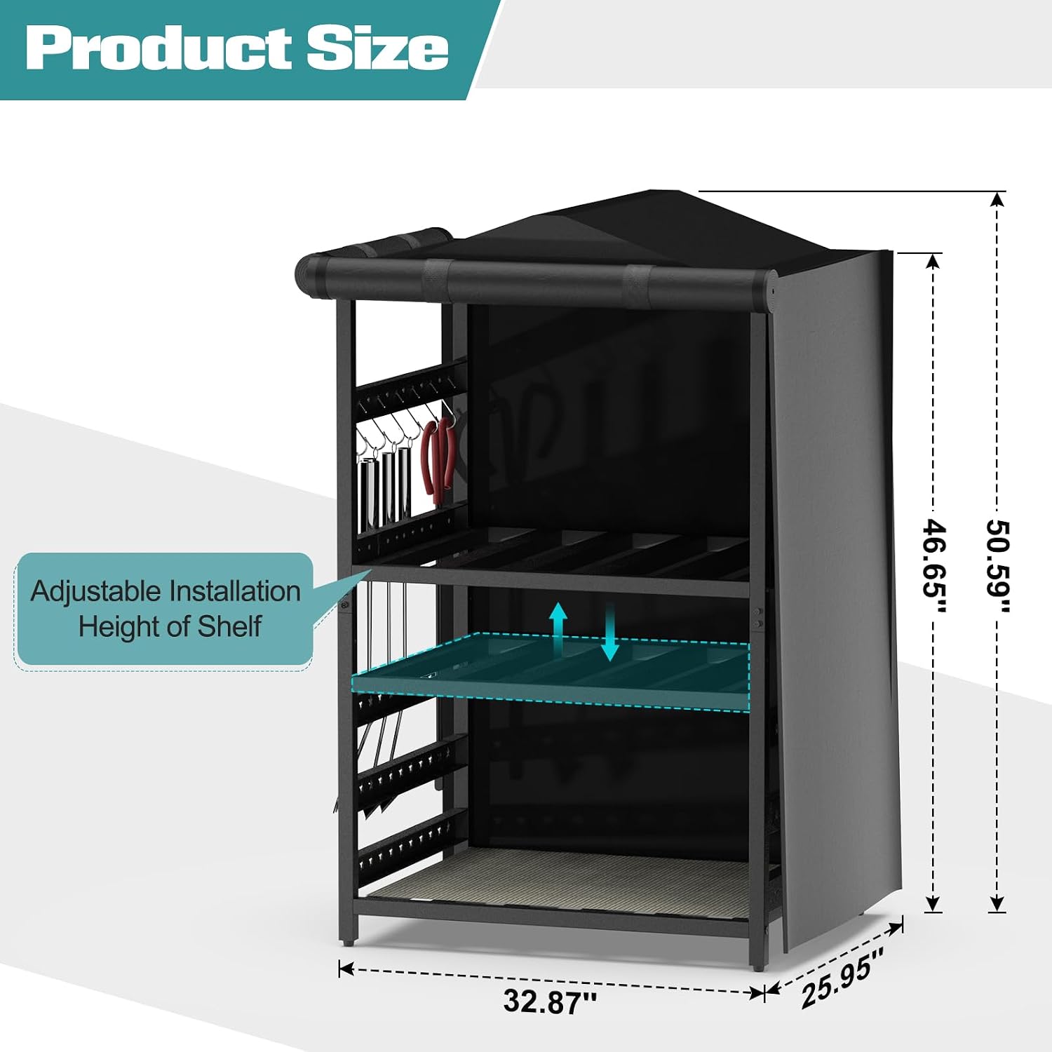 AUCT 14468 - $130 Storage Station for Solo Stove Bonfire 2.0, Yukon, Rang - Image 2