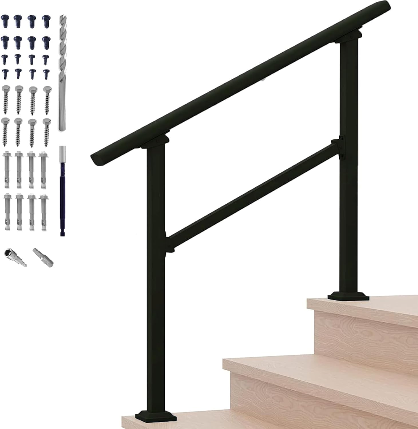 AUCT 14429 - Hand Rails for Outdoor Steps Stair Handrail & Indoor Stair R