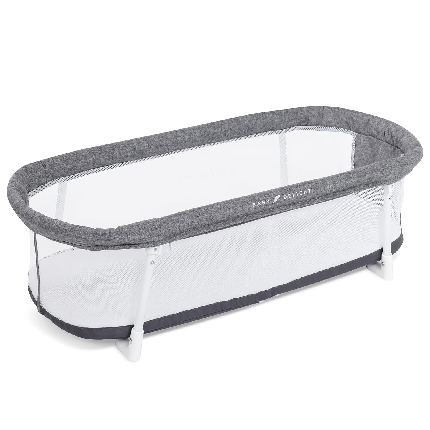 AUCT 14497 - $60 Baby Delight Snuggle Nest Bassinet, Portable Baby Bed, f