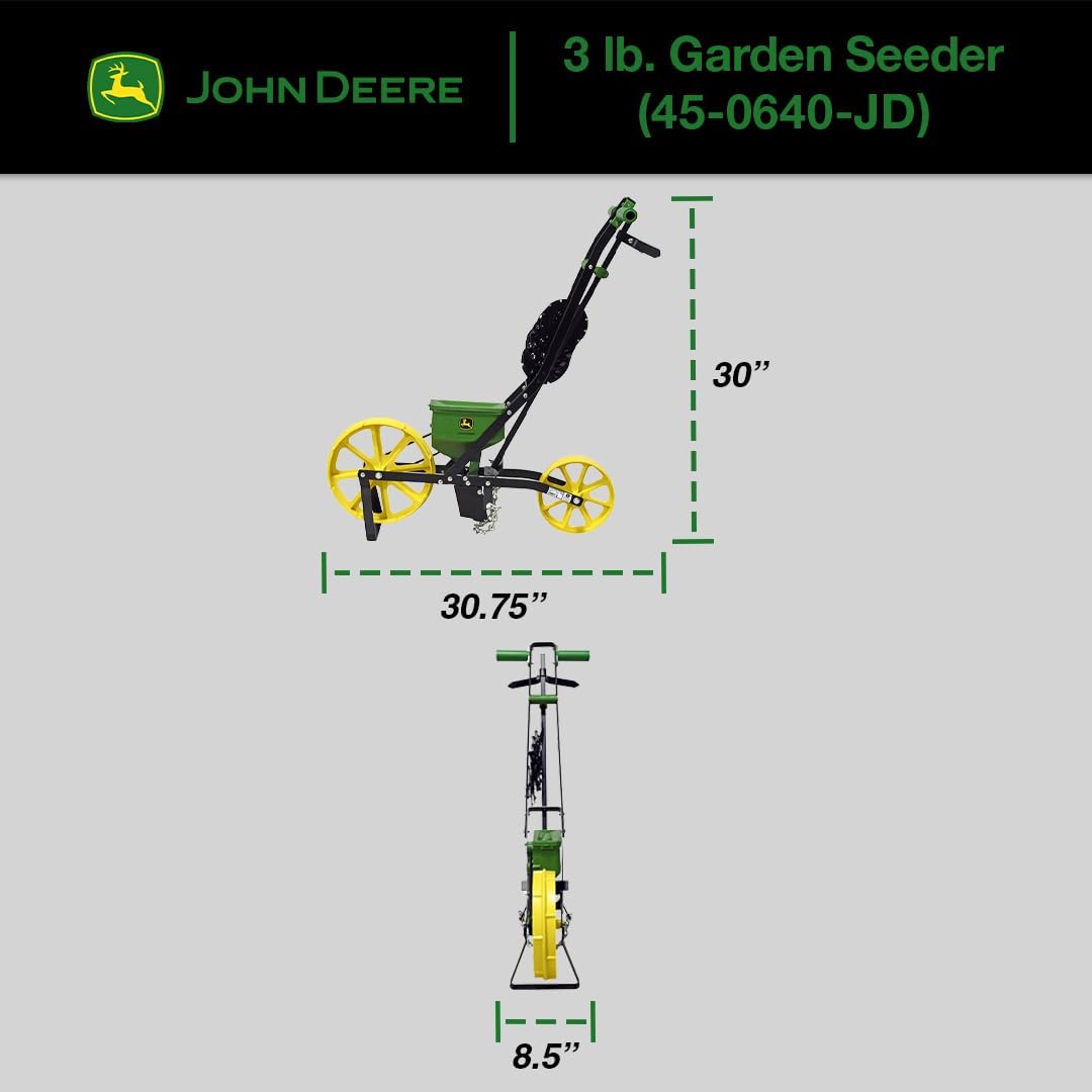 AUCT 16376 - $150 John Deere 3 lb Garden Seeder with 7 Seed Plates, Seed Planter for Prepared Soil with - Image 4