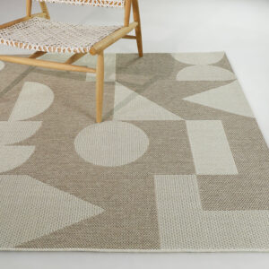 AUCT 21204r - $104 Balta 5 X 7 (ft) Beige Indoor/Outdoor Geometric Area Rug