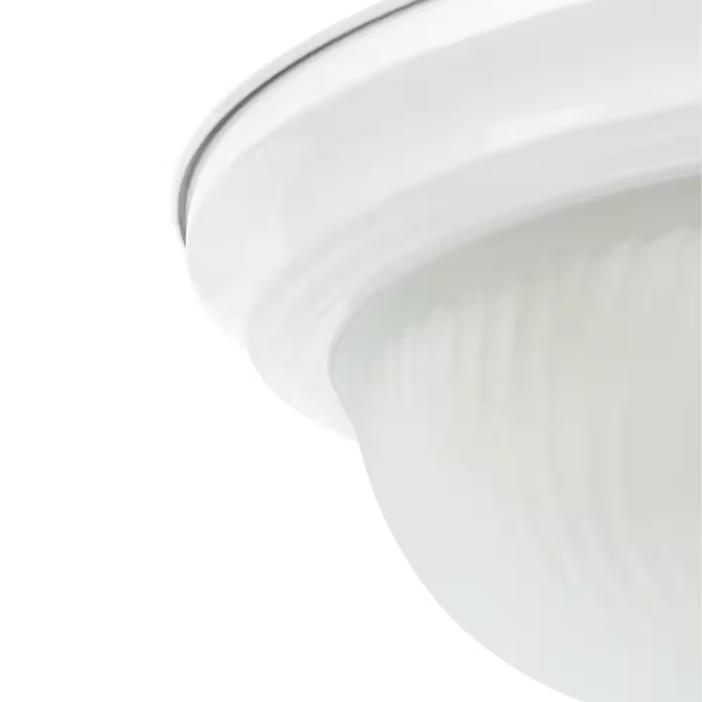 AUCT 14830 - 11 in. 2-Light White Flush Mount - Image 4