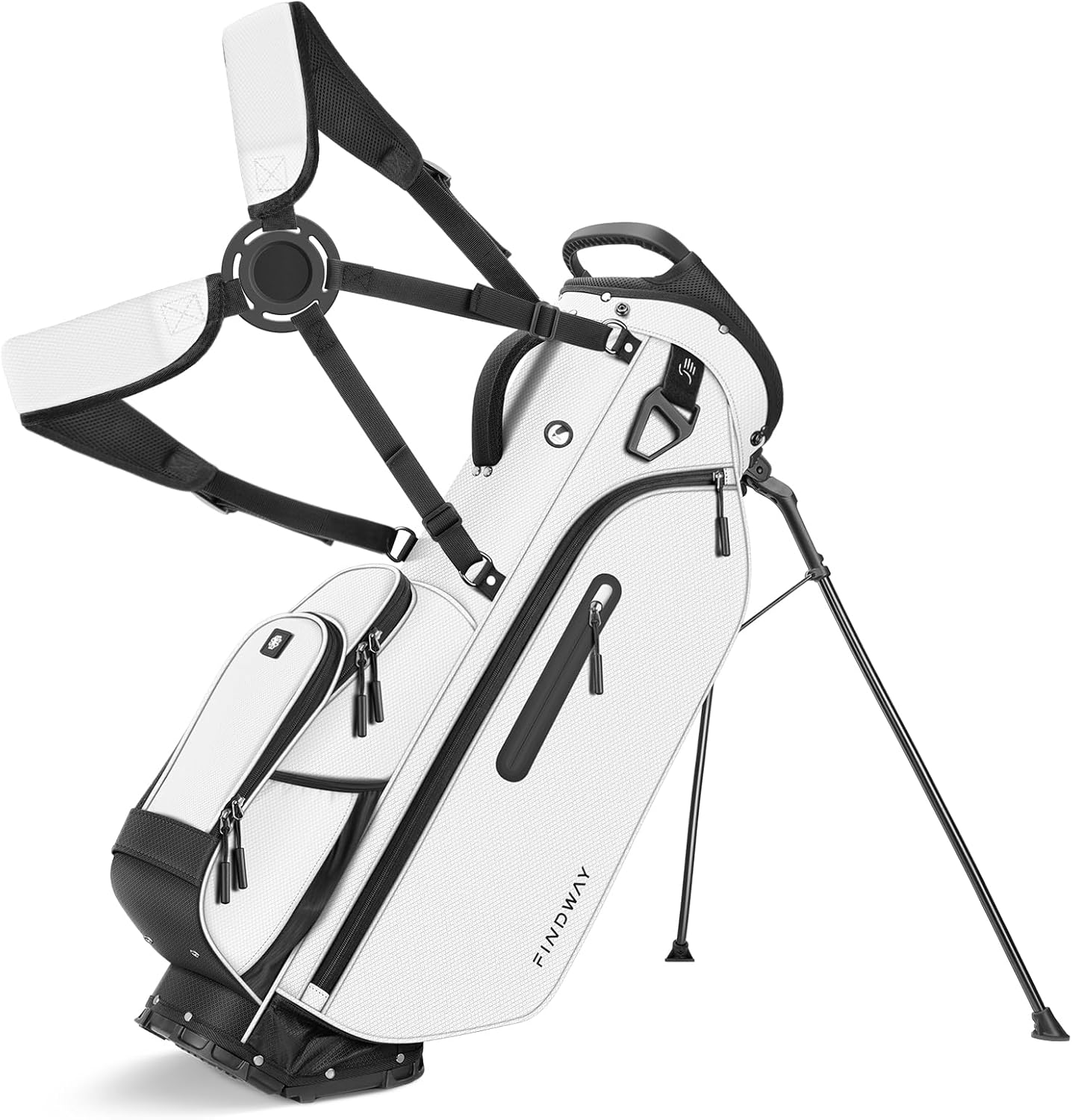 AUCT 14731 - $130 Findway 5 Way Golf Stand Bag, Upgraded Lightweight Golf