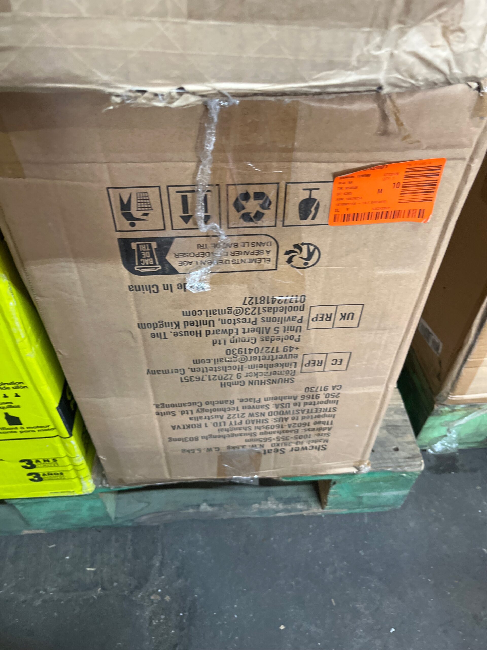 AUCT 17363 - $205 Tile Shower Seat 38.2 In. x 11.4 In. x 20 In. Factory Waterproof and 100% Leak-Proof - Image 5
