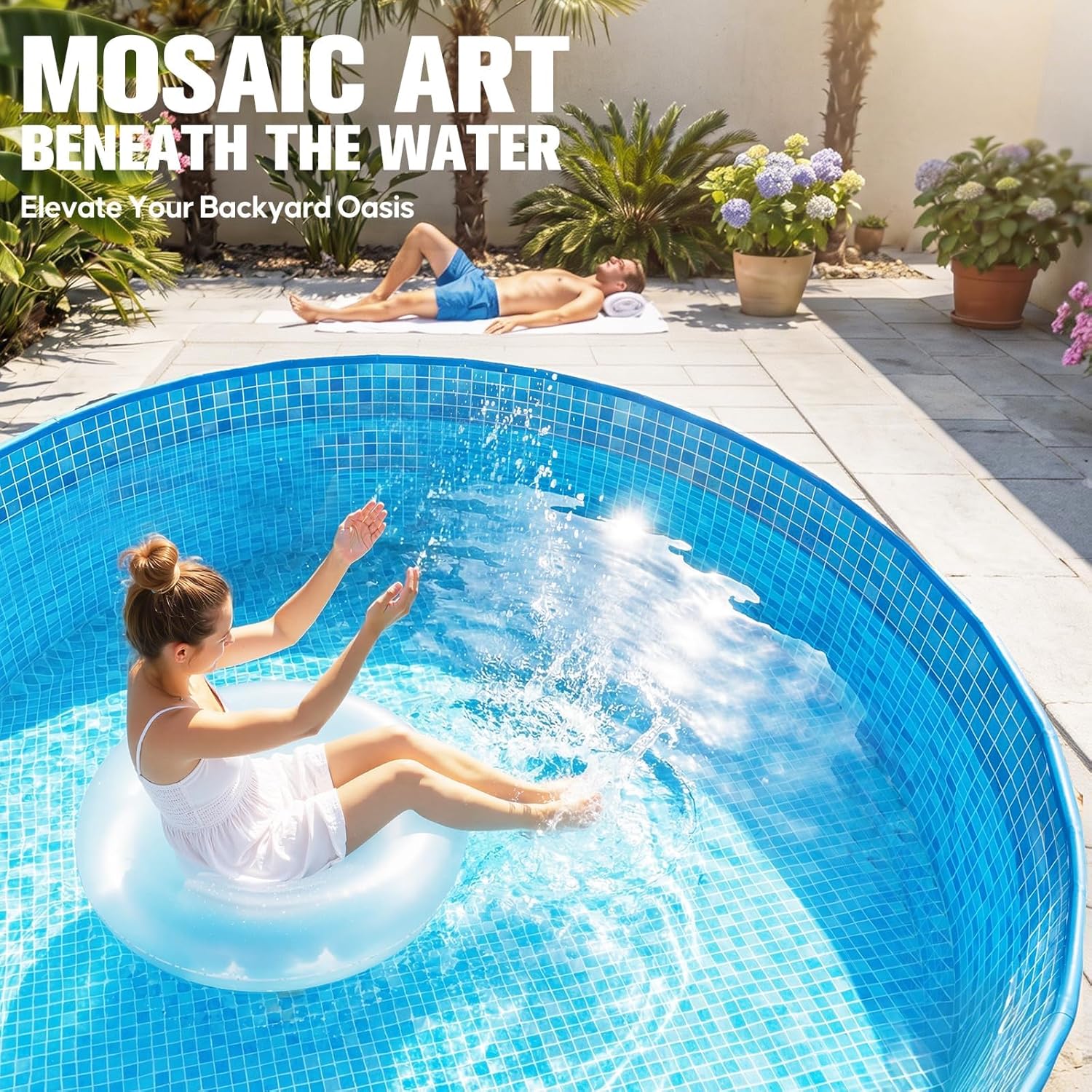 AUCT 16607 - $80 2026 Large Foldable Pool,Non-Inflatable Pool for Adult,Foldable Swimming Pool,Plastic - Image 4