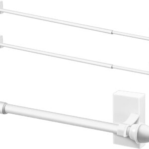 AUCT 14806 - Yaocom 2 Pcs Magnetic Curtain Rods for Metal Door 28 to 48 I
