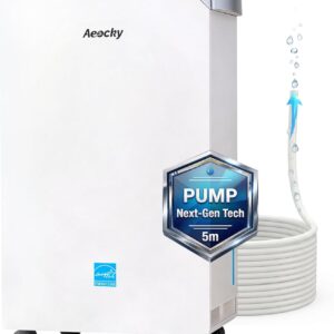 AUCT 16432 - $270 AEOCKY 4500 Sq.Ft Energy Star Most Efficient 2025 Dehumidifier with Pump, Max 80 Pint