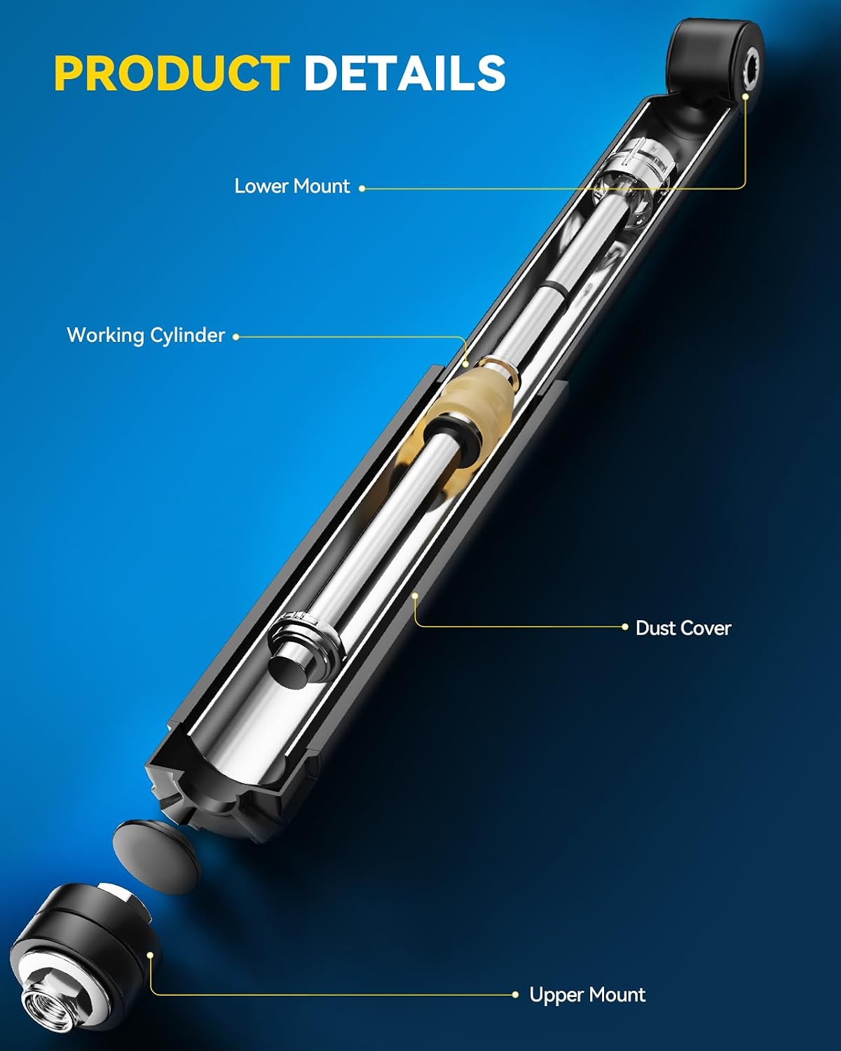 AUCT 17346 - $181 PHILTOP Rear Struts Assembly for Silverado/Sierra 1500, Silverado/Sierra 1500 Classic - Image 3