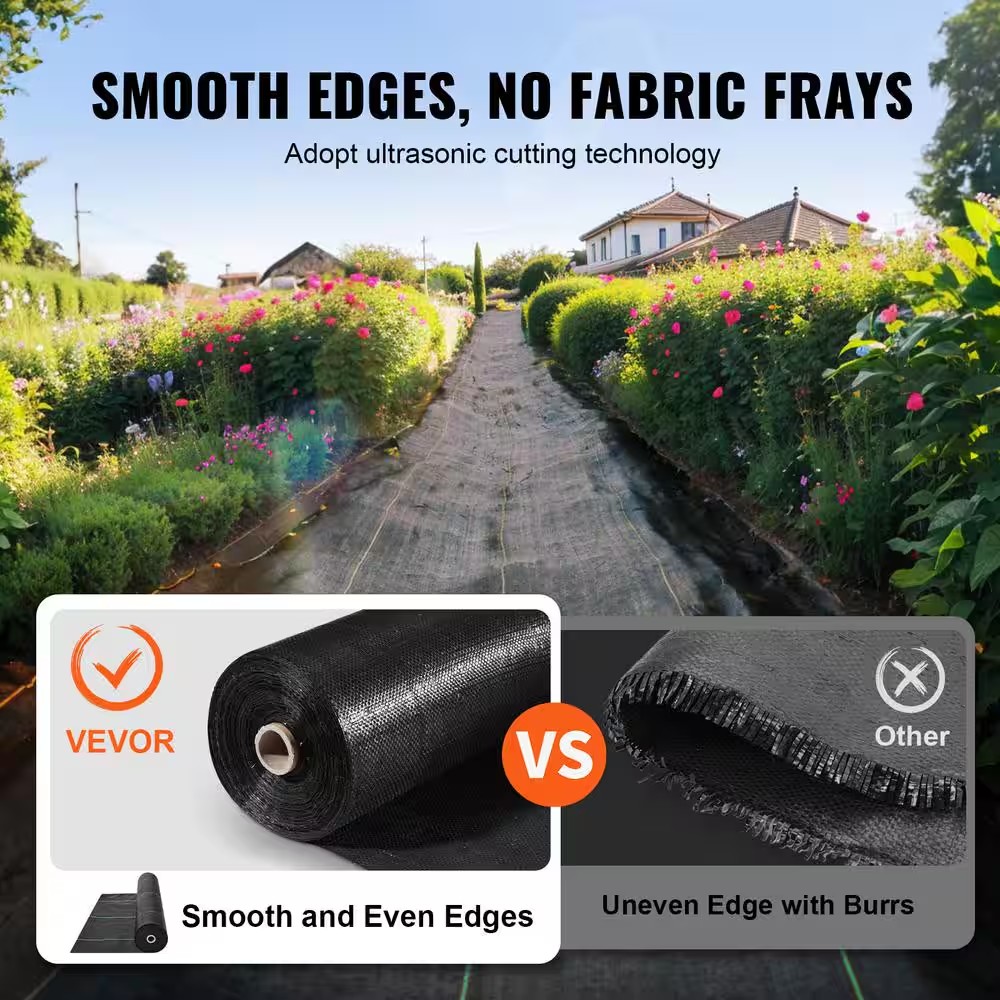 AUCT 14860 - $80 Weed Barrier Landscape Fabric 6 Ft. x 300 Ft. Premium He - Image 4