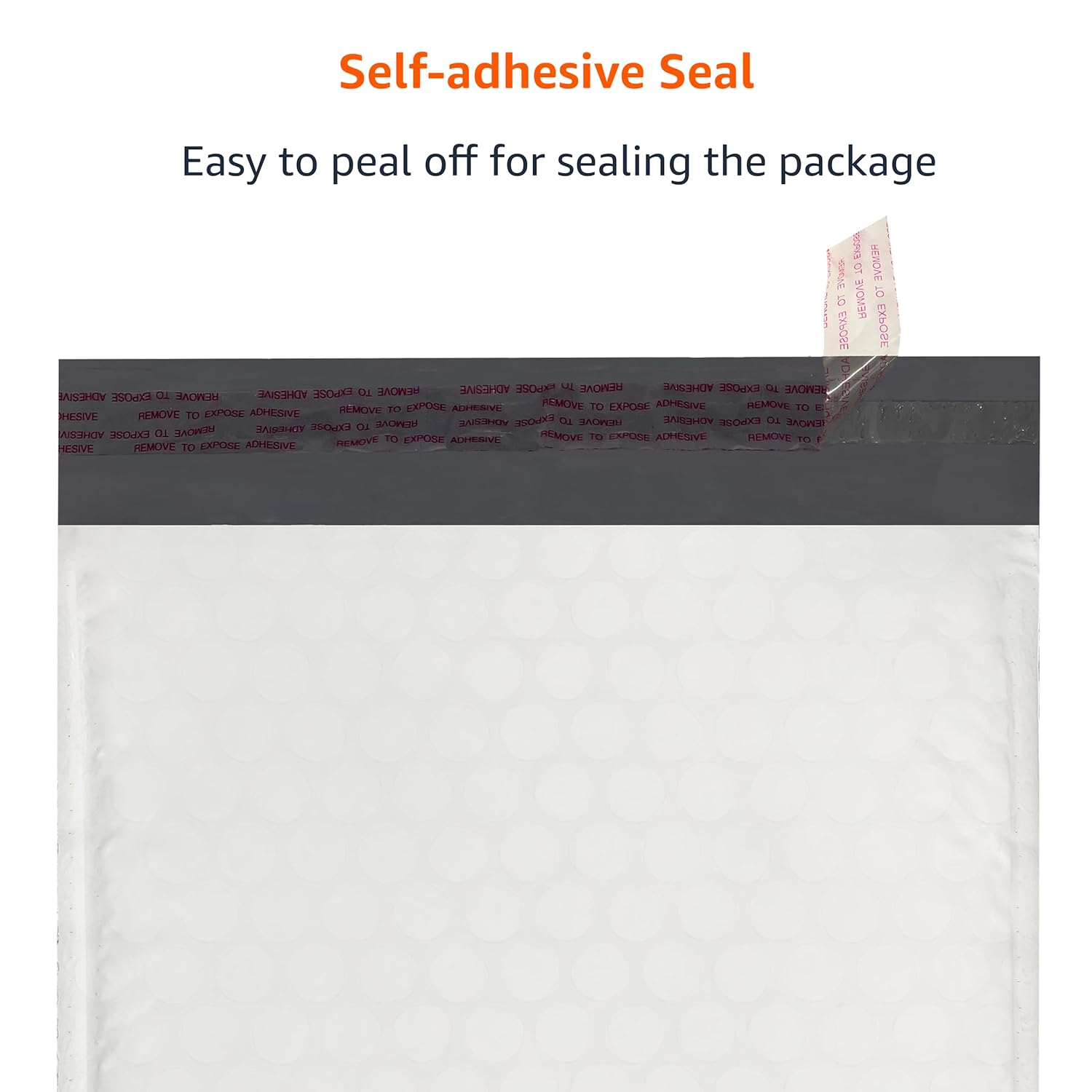 AUCT 16995 - Amazon Basics Poly Bubble Mailer, 8.5" x 12" (Internal Size 8.25" x 11"), Self-Seal, 100-P - Image 3