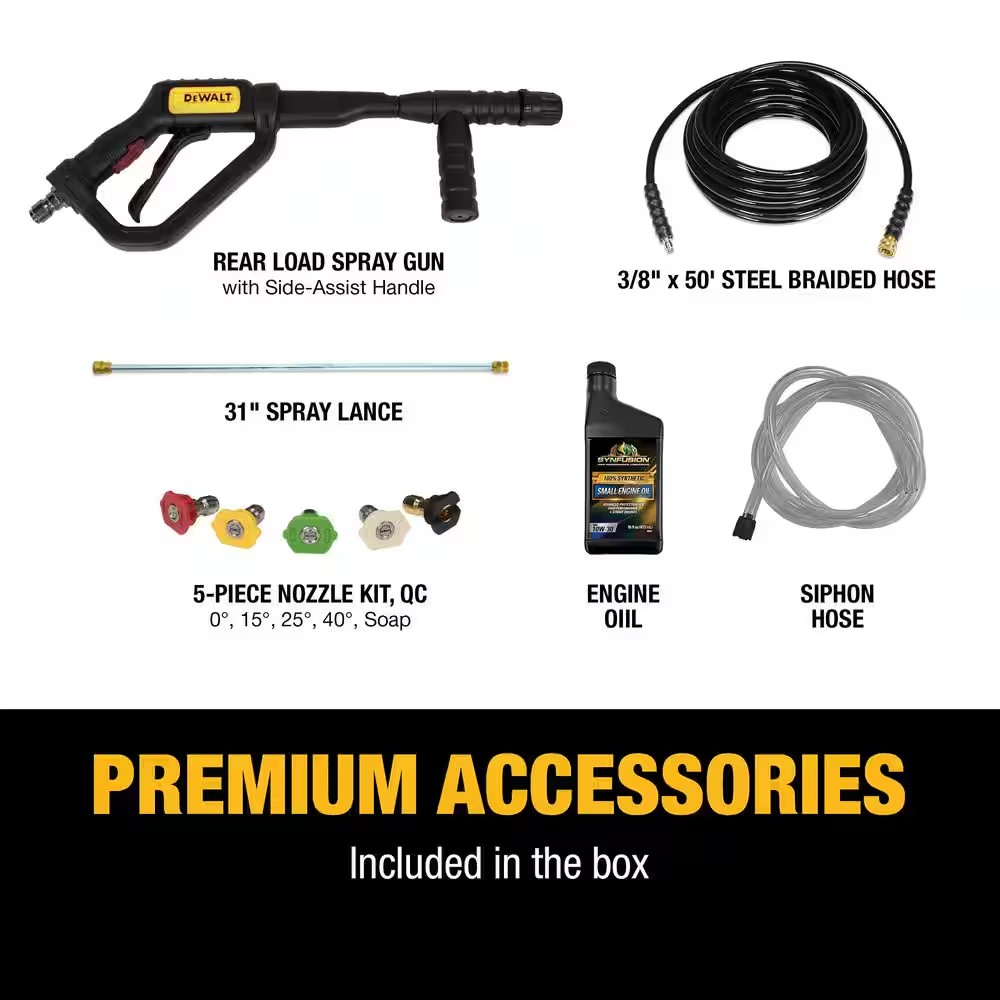 AUCT 14835pw - $949 DEWALT 4400 PSI 4.0 GPM Gas Pressure Washer with 420cc - Image 3