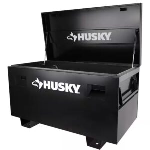 AUCT 14759 - $398 48 in. W x 24 in. D Steel Job Site Tool Box in Black
