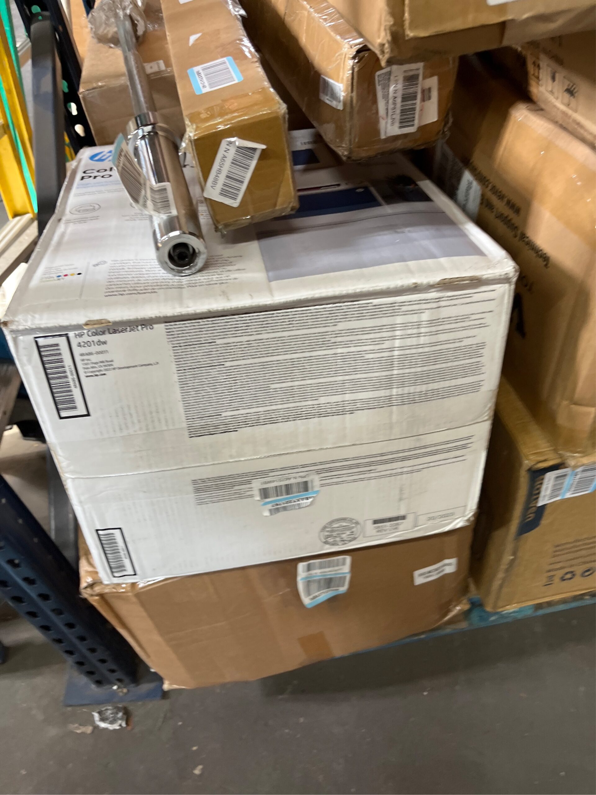 AUCT 14428 - $529 HP Color LaserJet Pro 4201dw Wireless Color Laser Print - Image 5