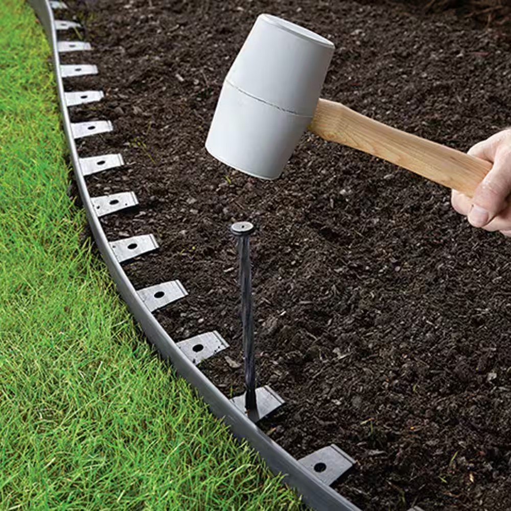 AUCT 14458 - Vigoro 20 ft. No-Dig Plastic Landscape Edging Kit - Image 4