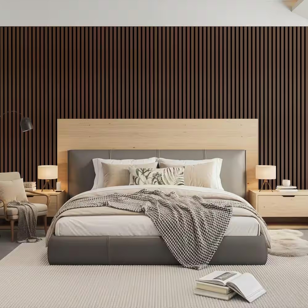 AUCT 14818 - $110 Mlfortlife Walnut Brown 0.83 in. x 2 ft. x 4 ft. Wood S - Image 2