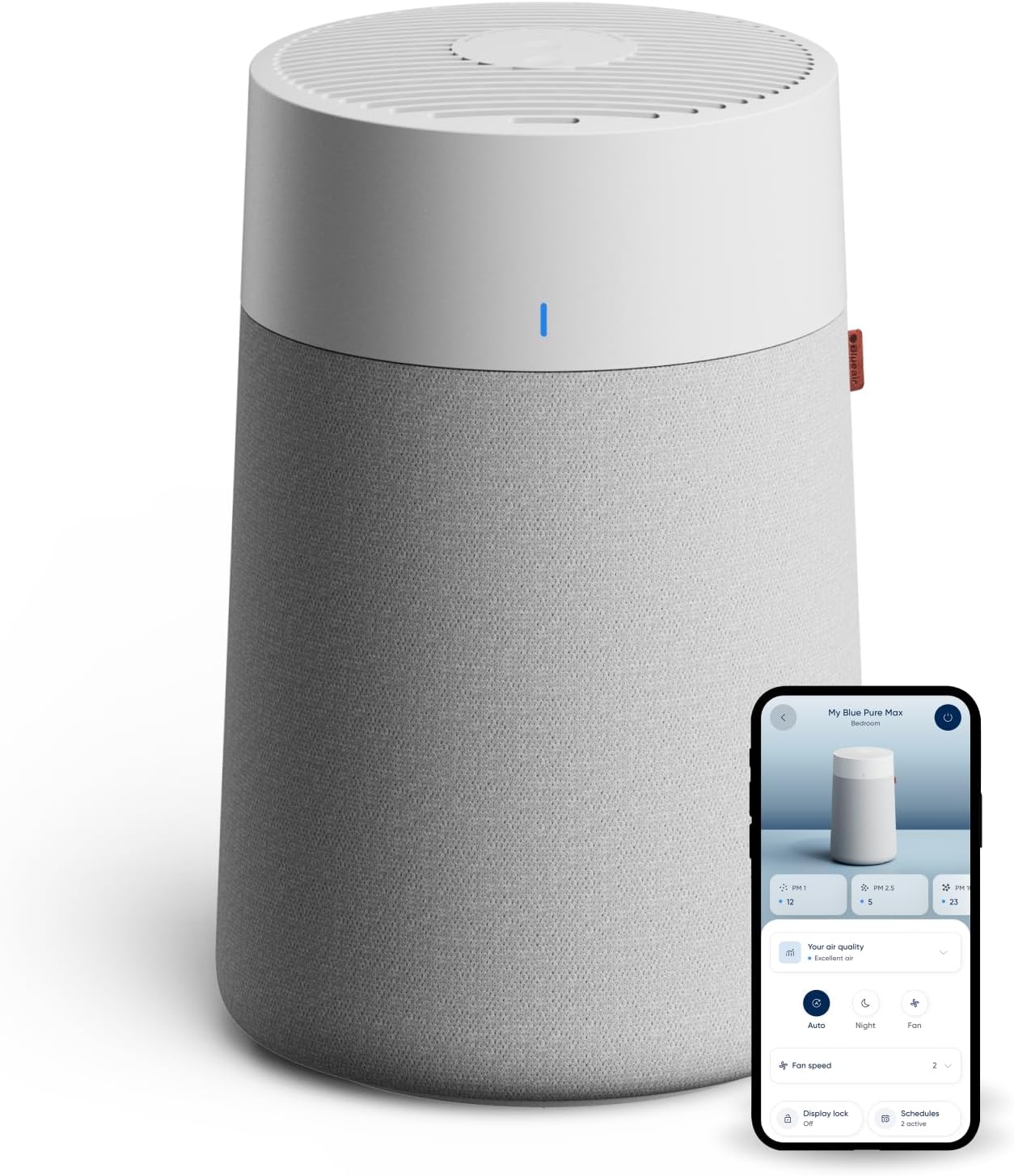 AUCT 17131 - $112 BLUEAIR Blue Pure 511i Max Smart Air Purifier for Bedroom & Small Rooms up to 1,138 S