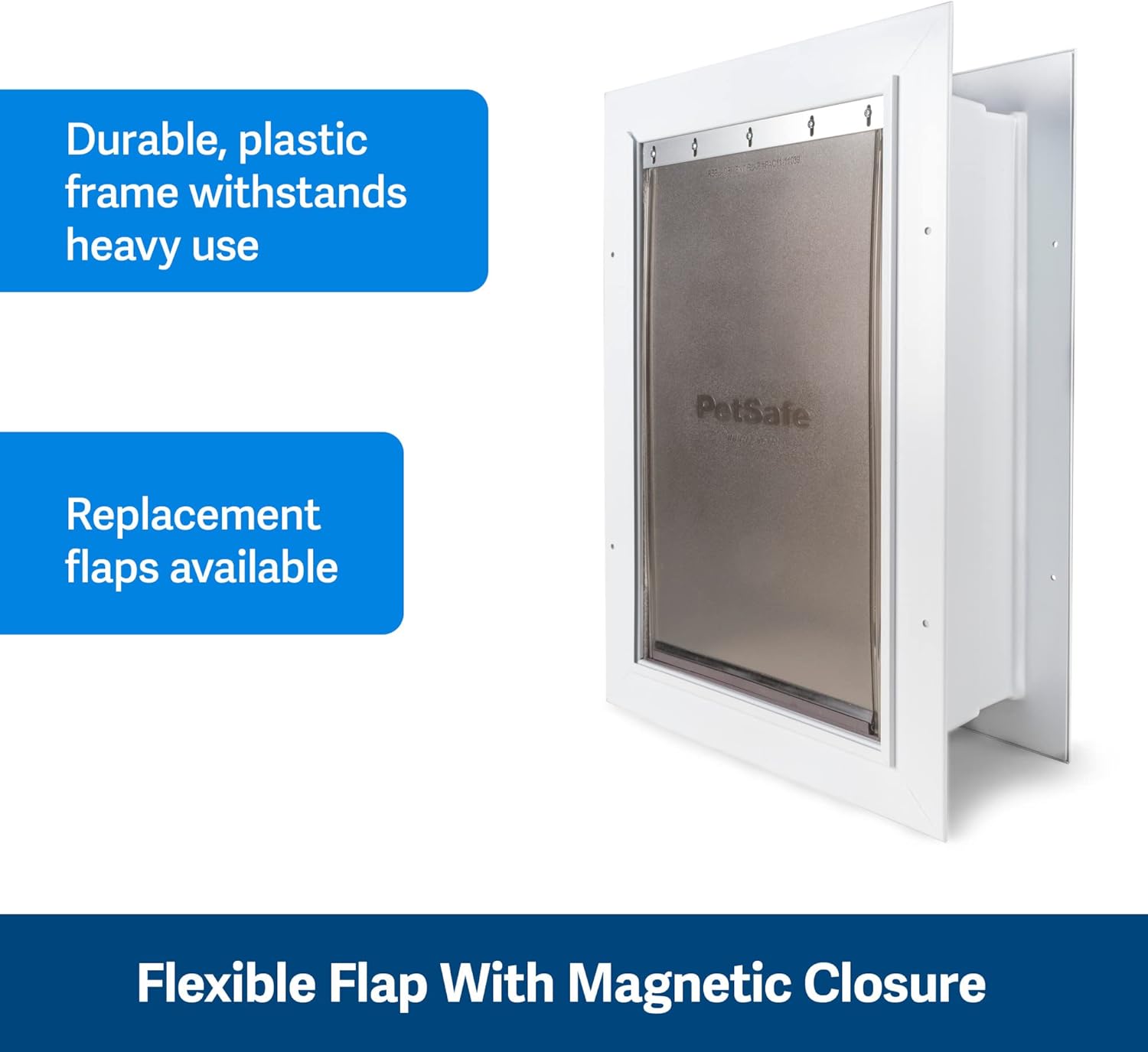 AUCT 16951 - $112 PetSafe Wall Entry Pet Door, Telescoping, Dogs up to 100 lb, Large | Insulates Better - Image 4