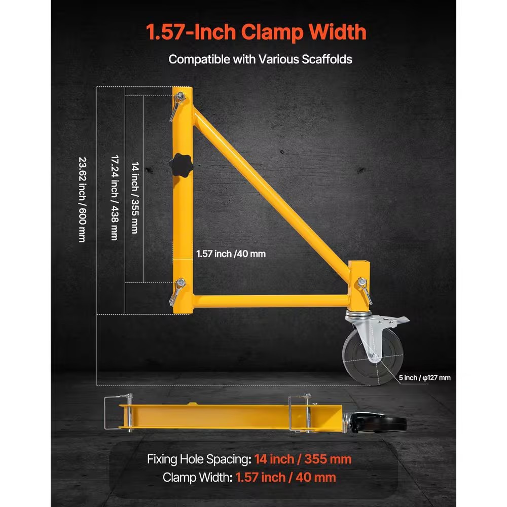 AUCT 14826 - $90 4-Pack Scaffold Outriggers, 1000 lbs. Total Load Capacit - Image 2