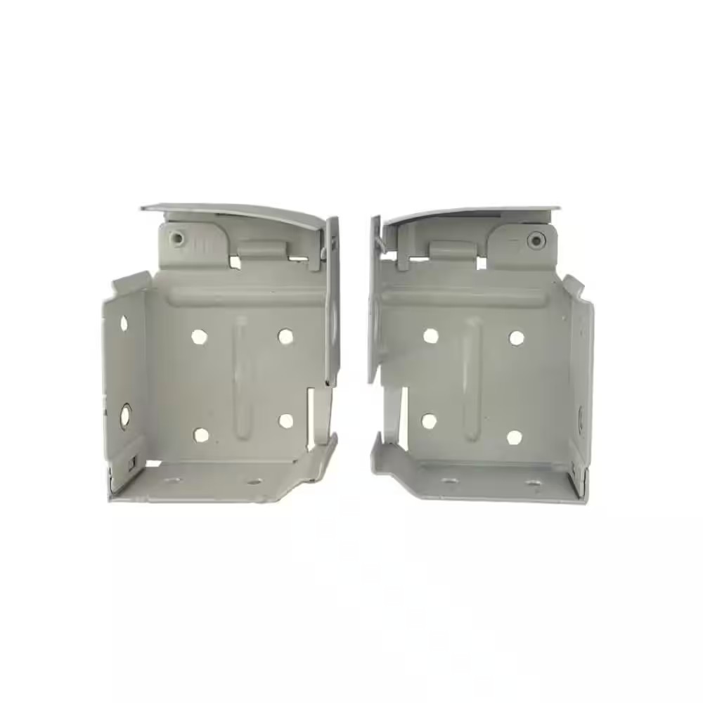 AUCT 17373 - 2 in. and 2.5 in. Cordless Faux Wood Side Mounting Bracket Set in White - Image 3