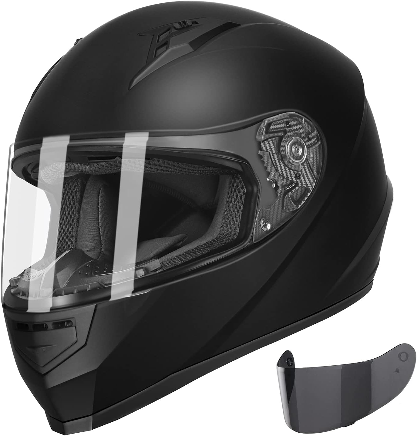 AUCT 14848 - $75 GLX GX11 Compact Full Face Motorcycle Helmet w/ Tinted V