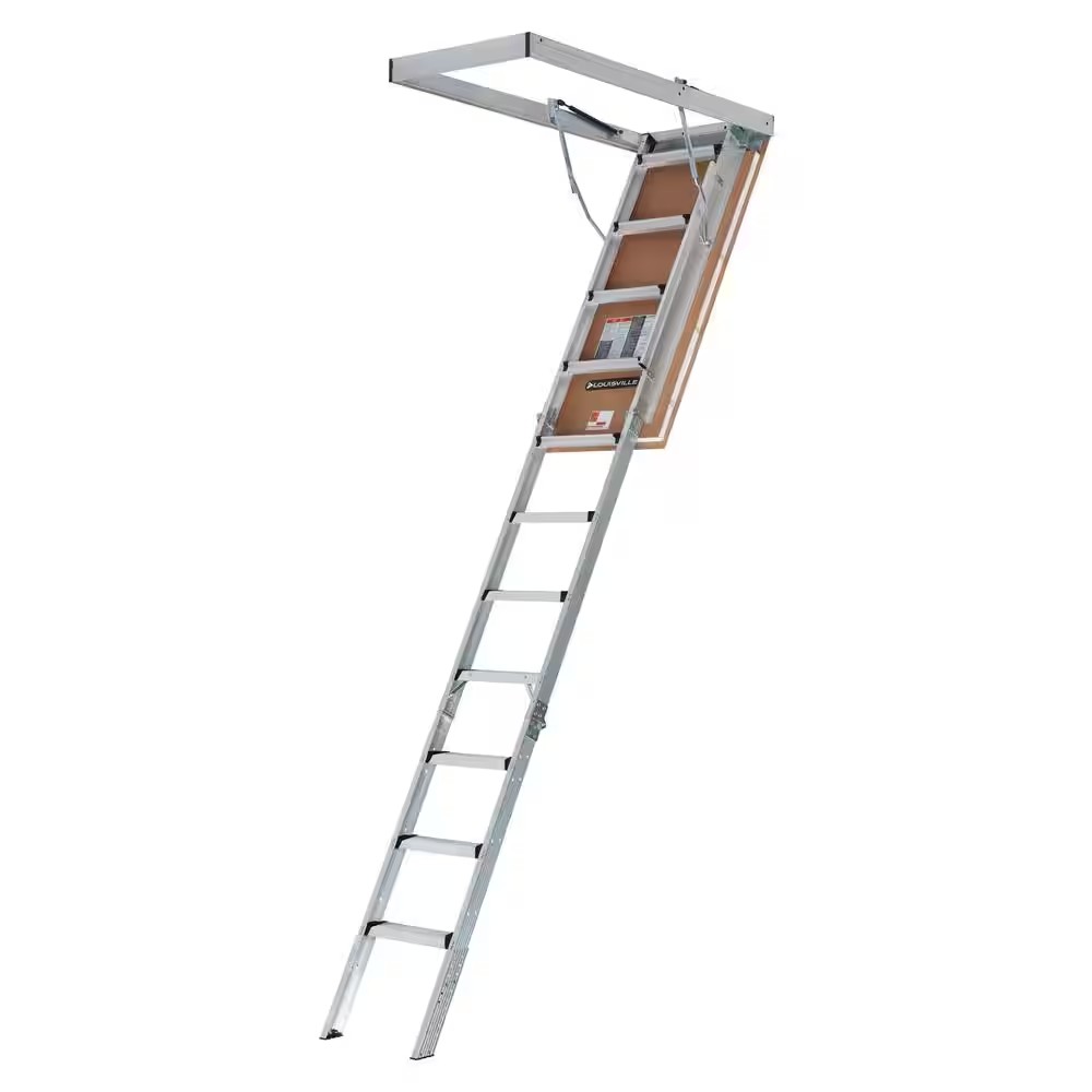 AUCT 14837ad - $419 Louisville Ladder Energy Efficient 7 ft. 8 in. to 10 ft