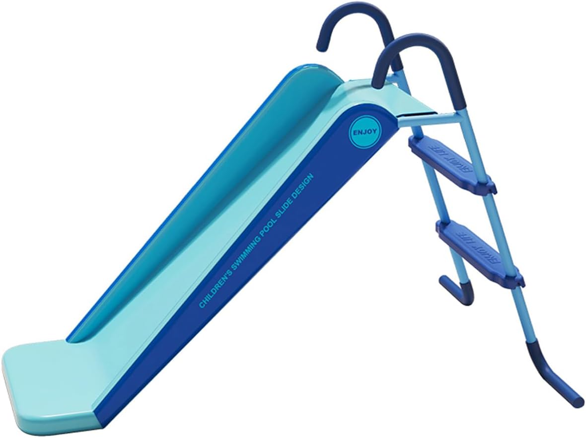 AUCT 16467 - $180 Pool Slide Foldable Pool Water Slide, Summer Swimming Pool Supplies Universal Trampol