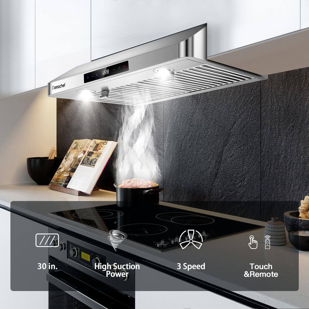 AUCT 14499 - $370 36 in. 700 CFM Ducted Under Cabinet Range Hood with Tou - Image 4