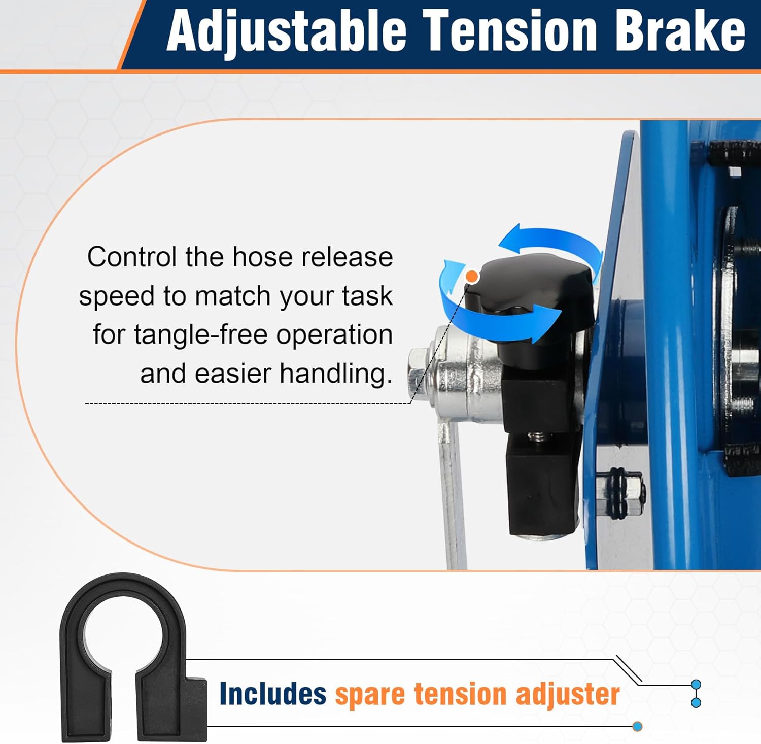 AUCT 16335 - $189 Pressure Washer Hose Reel 100FT x 3/8"/ 200FT x 1/4", 4000 PSI Hose Reel | Heavy Duty - Image 4