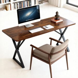 AUCT 16460 - $170 SMILHELTD Heavy Duty Office Desk 47.2"   800 lbs Capacity, 45 lbs Net Weight Sturdy C