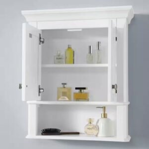 AUCT 14403 - $237 Moorpark 24 in. W x 8 in. D x 28 in. H Bathroom Storage