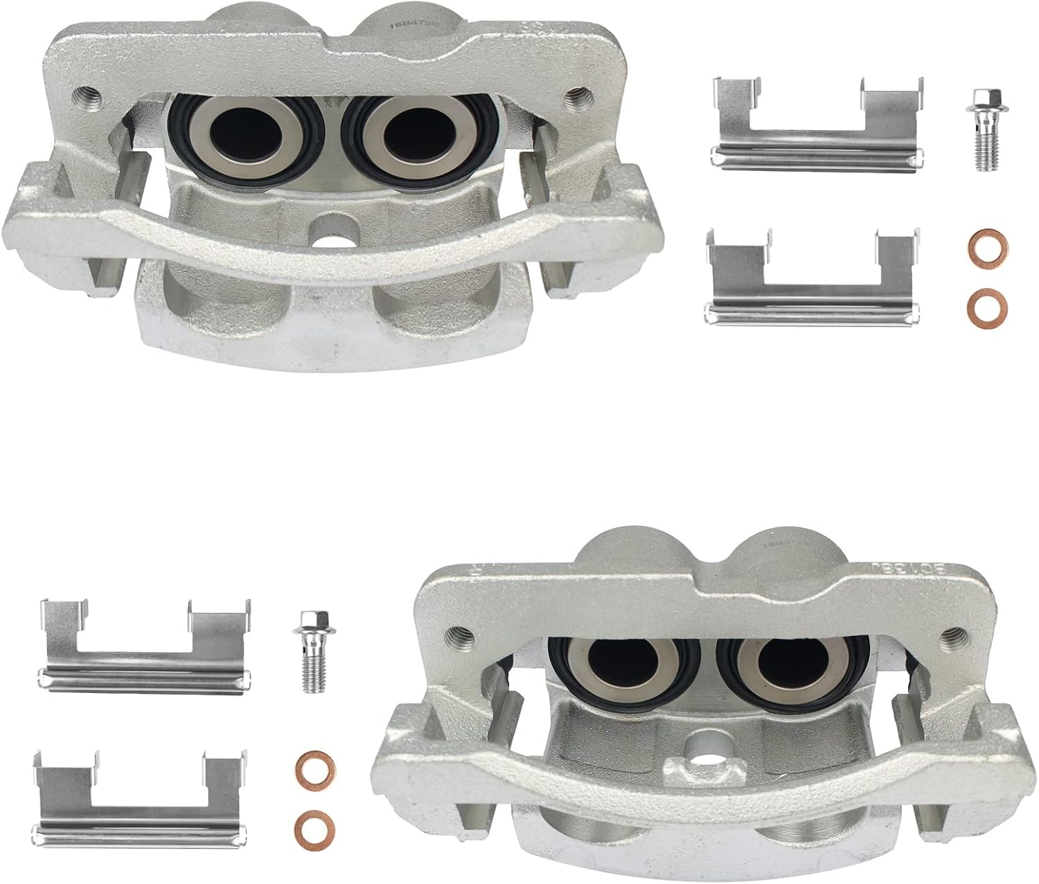AUCT 17130 - $118 Autoround 18B4728 18B4729 Brake Caliper Fits 1999-2013 Chevy | Fits GMC/Cadillac/Humm