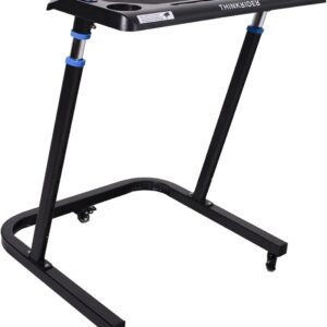 AUCT 14719 - $119 ThinkRider Adjustable Bike Desk - Rolling Laptop Cart f