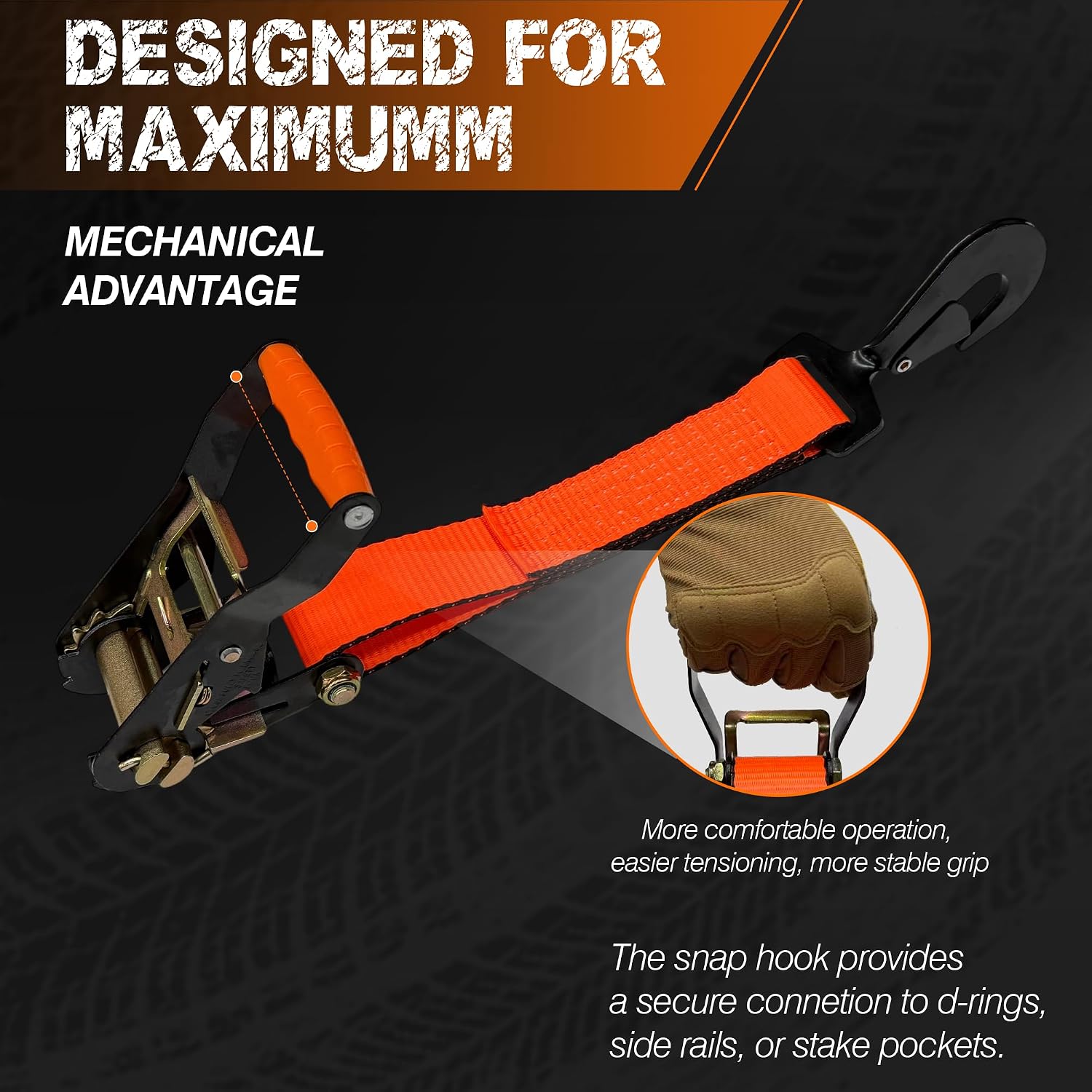 AUCT 16774 – $78 2″ x 114″ Heavy Duty Car Tie Down Straps with