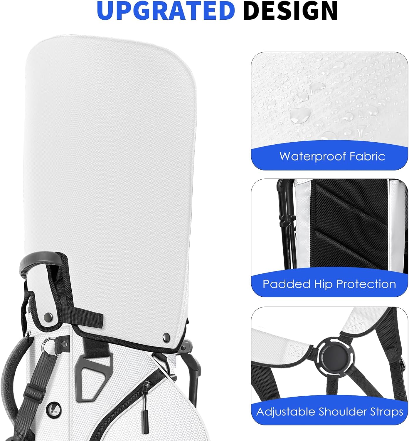 AUCT 14731 - $130 Findway 5 Way Golf Stand Bag, Upgraded Lightweight Golf - Image 3