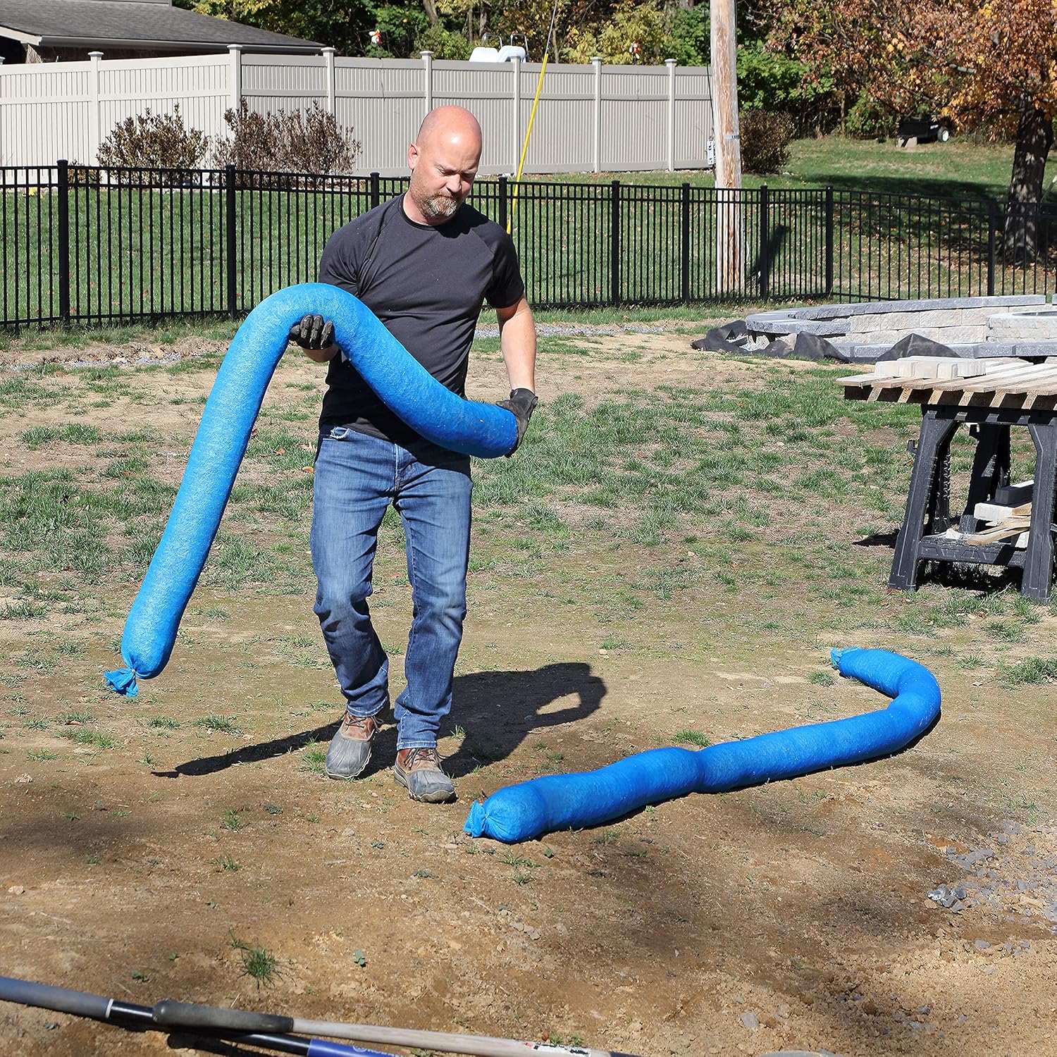 AUCT 16396 - $103 PIG Sediment Filter Sock - for Erosion Control and Storm Drain Protection - Dia. 5" x - Image 4