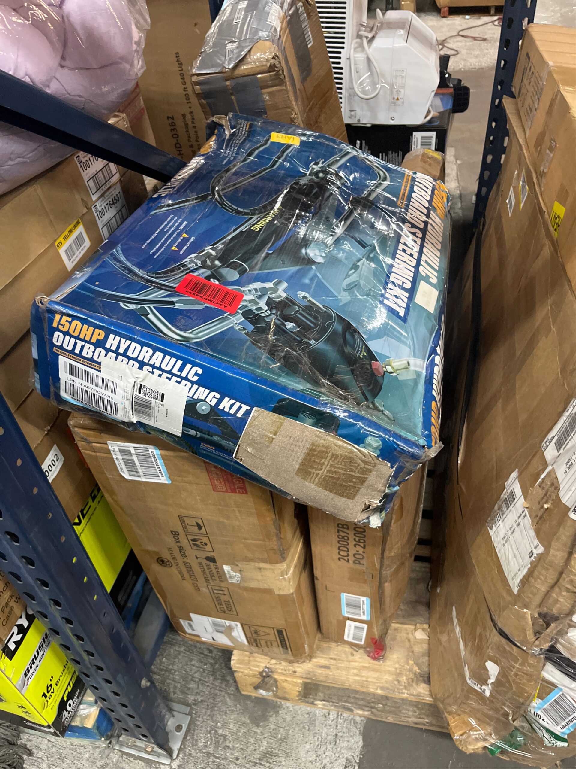 AUCT 14750 - $153 Boats Steering System, Cable Outboard Steering Kit 3/4" - Image 5