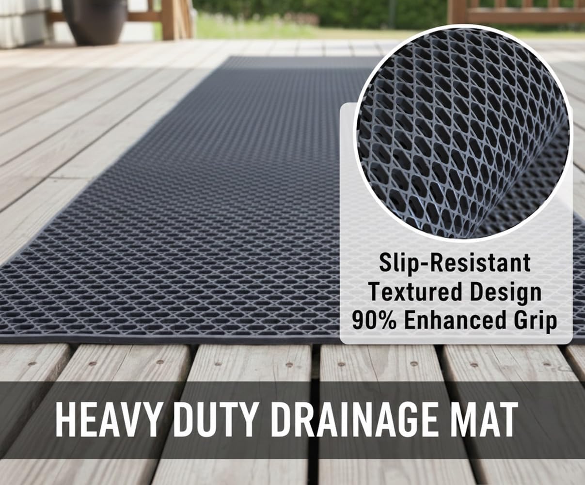 AUCT 14863 - $79 PVC Drainage Floor Mat Non-Slip Commercial Wet Area Mat - Image 3
