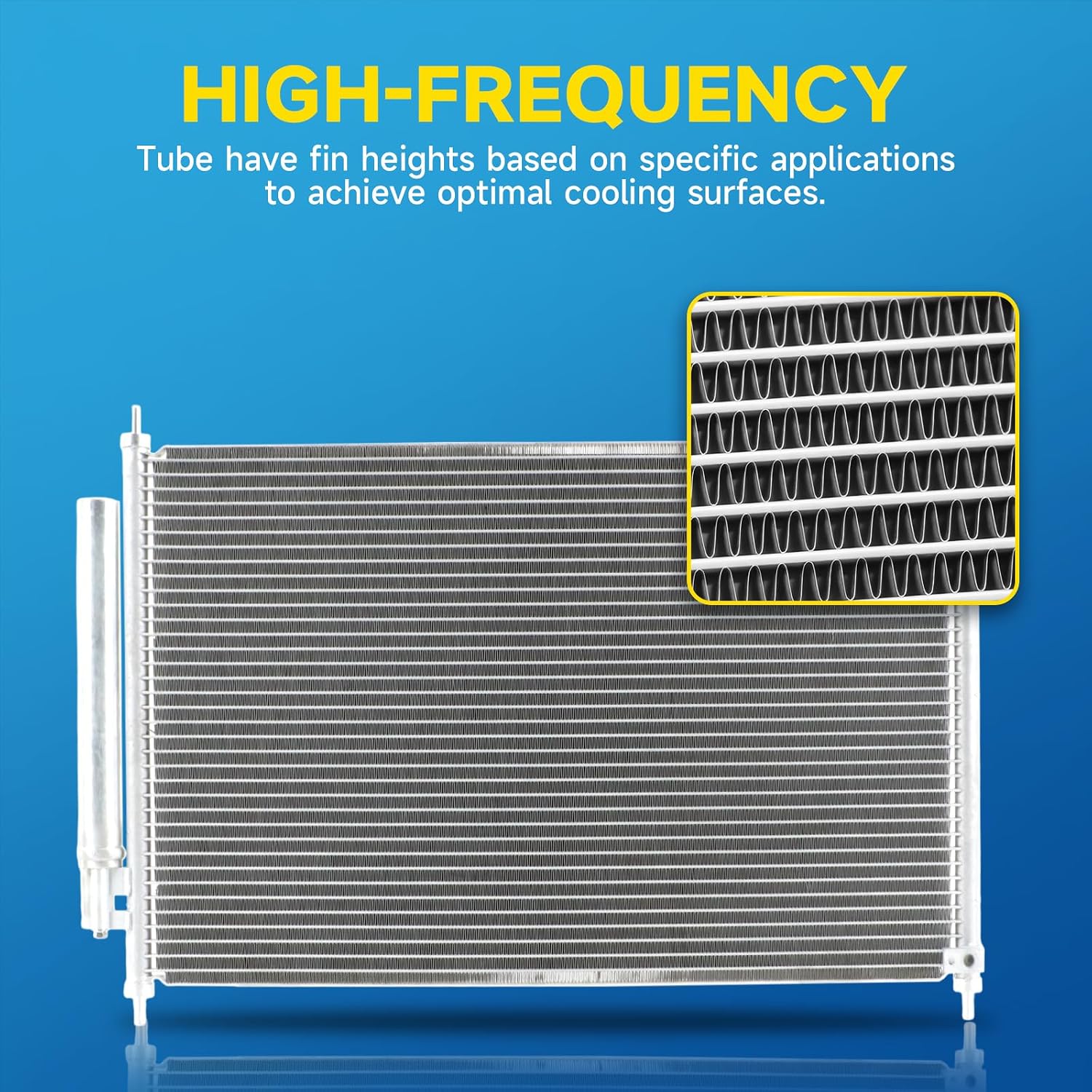 AUCT 16414 - $98 RAYTEN Condenser Compatible with F-150 04-08 Mark LT 06-08 4.2 V6 4.6 5.4 V8 - Image 3