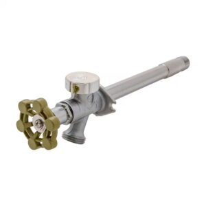 AUCT 17061 - 1/2 in. x 3/4 in. x 6 in. MPT/SWT x MHT Brass Anti-Siphon Frost Free Sillcock Valve with M