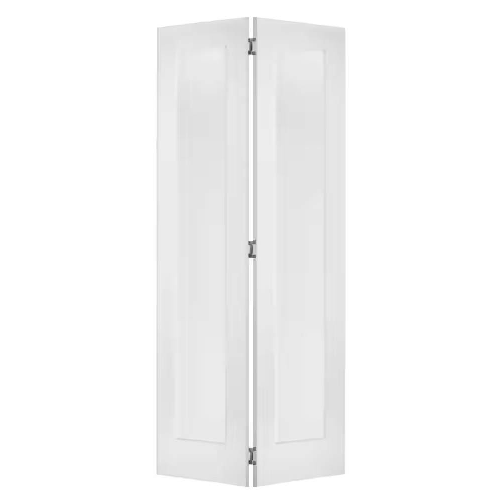 AUCT 14609ba - $268 30 in. x 80 in. Shaker 1-Panel Solid Core Primed Wood M
