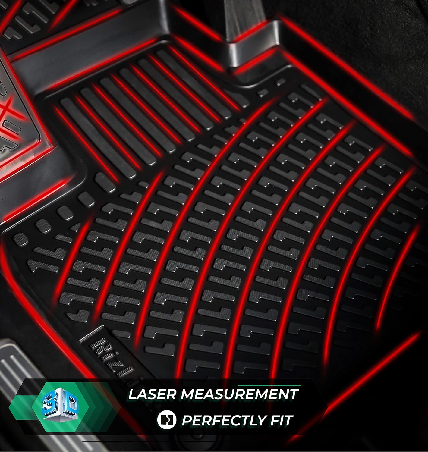 AUCT 14853 - $84 RizLiner Tesla Model S 2015-2019 Floor Mats 3D Custom Fi - Image 3