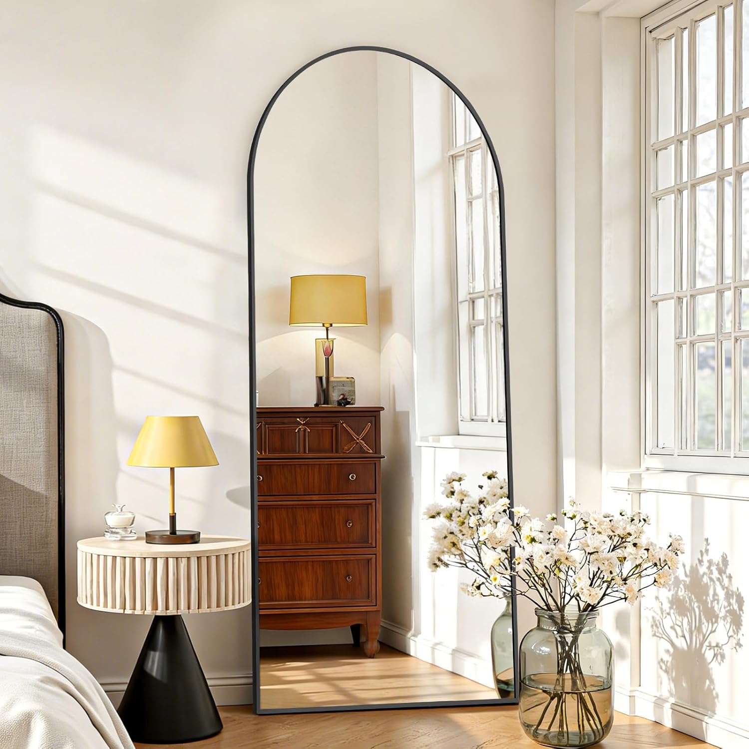 AUCT 14595mm - Mirror Full Length 64"x21" Full Body Floor Mirror with Stand - Image 3