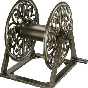 AUCT 19234 - $140 GOFORWILD Wall/Floor Mount Hose Reel, Holds 200-Feet of 5/8-Inch Hose