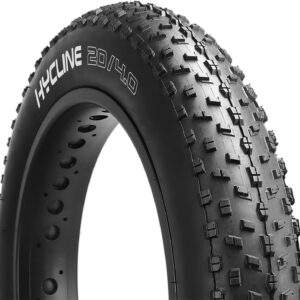 AUCT 19650 - Hycline Fat Bike Replacement Tire: 20x3.0/26x3.0/20x4.0/26x4.0 Inch High-Performance Wear-