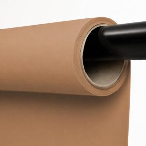 AUCT 18491 - Kate Seamless Paper Backdrop Beige Photo Backdrop Paper (53'x32.8' Beige)