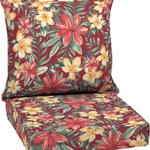 AUCT 18990 - Arden Outdoor Deep Seat Cushion Set, 24x24, Ruby Clarissa