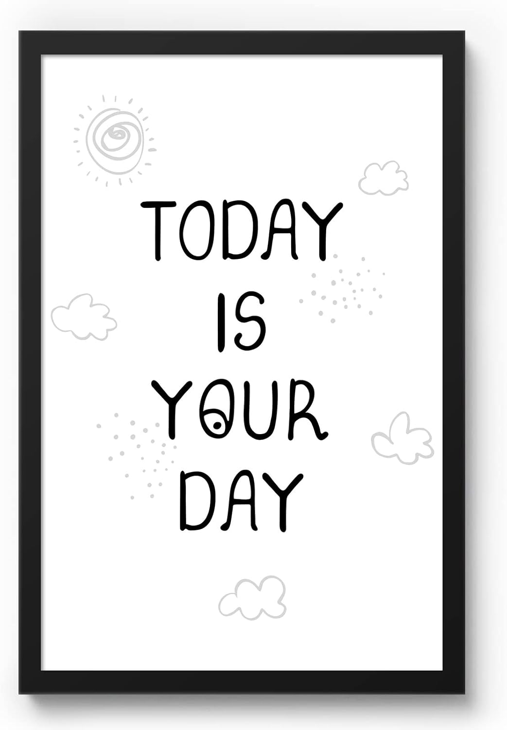 AUCT 19973 - Matte Black 16x24 Frame - Single Frame, 16 x 24 Poster Frame for Artwork, Puzzles, Photos
