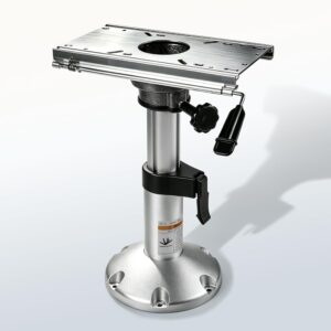 AUCT 20045 - $190 Boat Seat Pedestal Aluminum Adjustable Height Locking Base